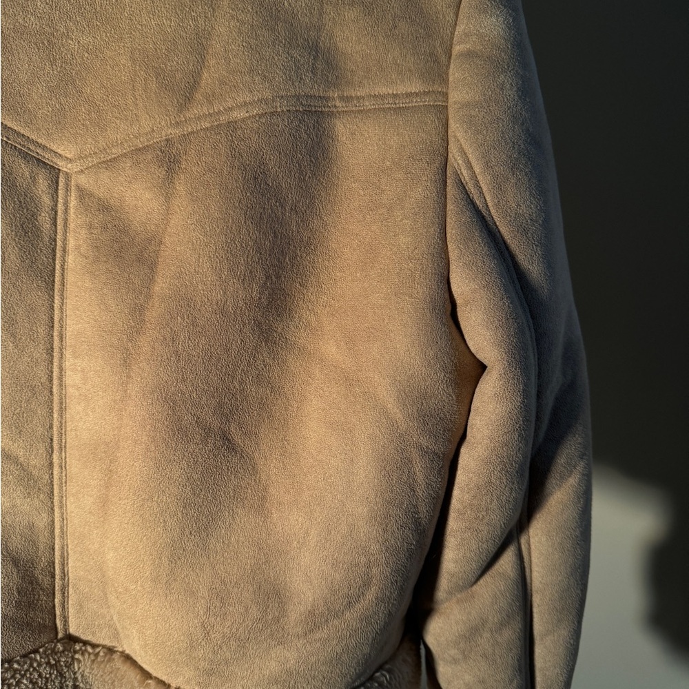 Polyester Shearling Coat Zipper - image 5